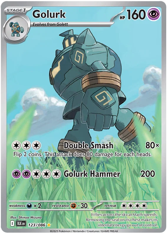 Golurk (123/086) Illustration Rare - Black Bolt