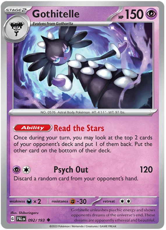 Gothitelle (092/193) - Paldea Evolved