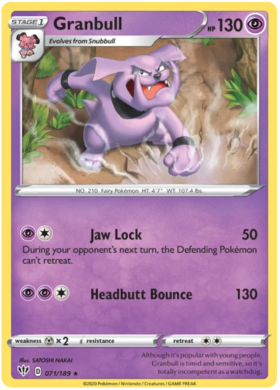 Granbull (071/189) - Darkness Ablaze