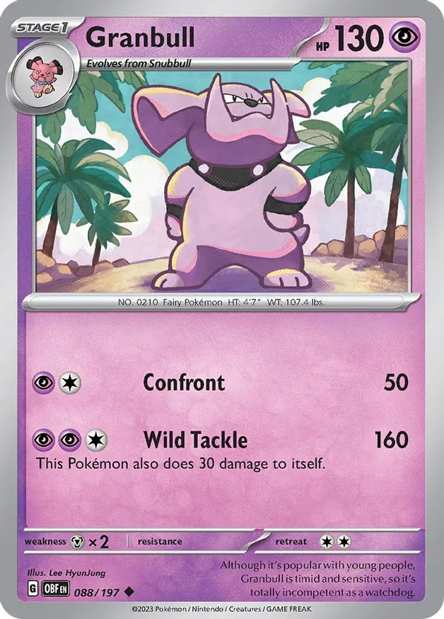 Granbull (088/197) - Obsidian Flames