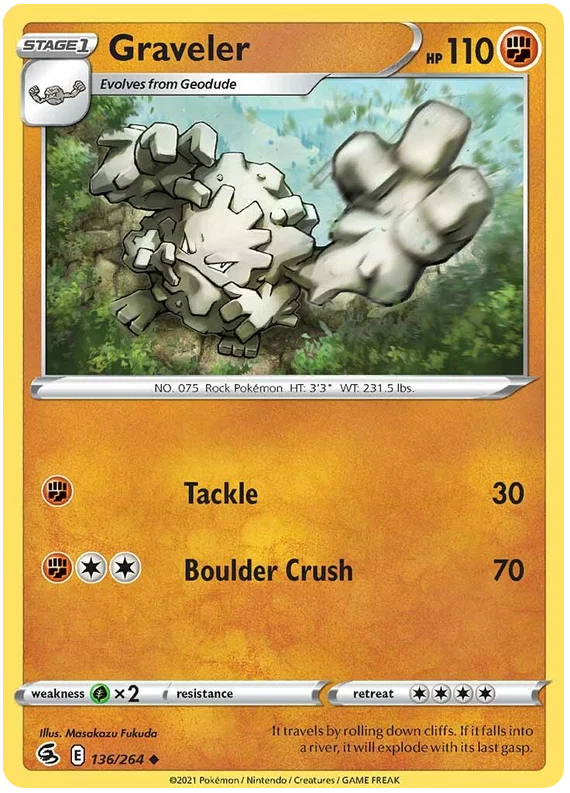 Graveler (136/264) - Fusion Strike