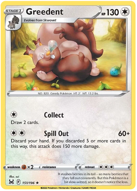 Greedent (151/196) - Lost Origin