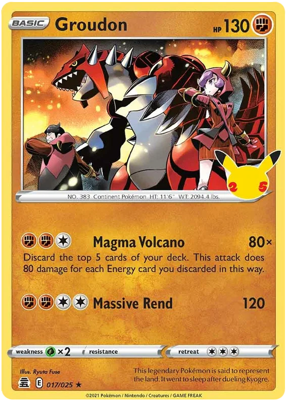 Groudon (017/025) - Celebrations