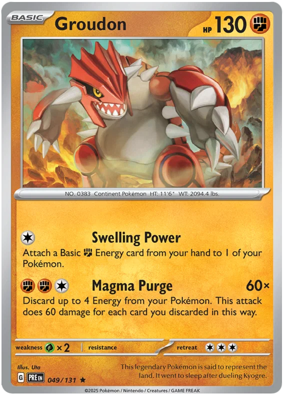 Groudon Holo (049/131) - Prismatic Evolutions