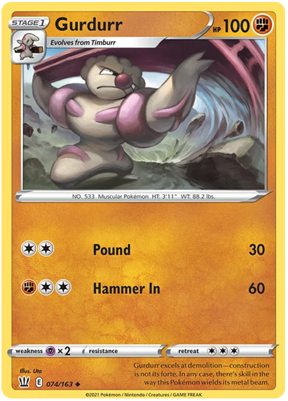 Gurdurr (074/163) - Battle Styles