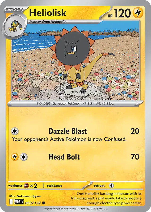 Heliolisk (053/132) - Mega Evolution