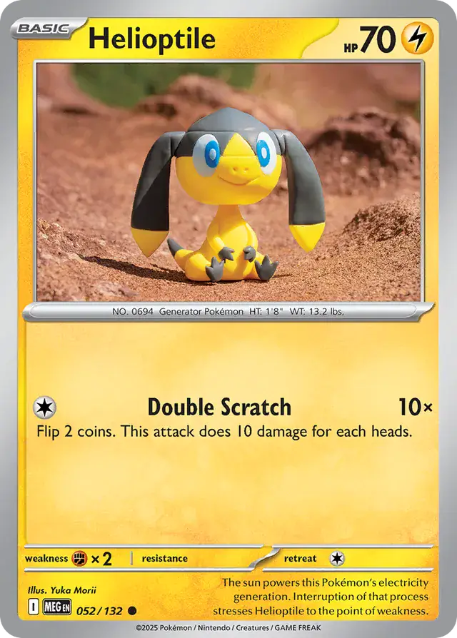 Helioptile (052/132) - Mega Evolution
