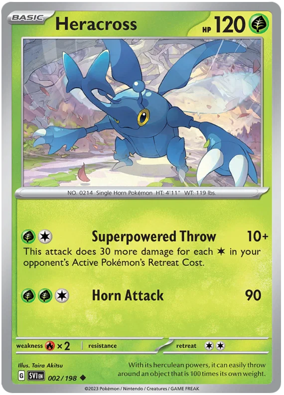 Heracross (002/198) - Scarlet & Violet