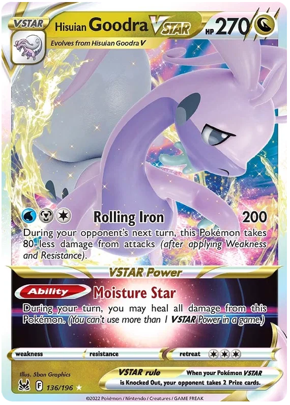 Hisuian Goodra VSTAR (136/196) - Lost Origin