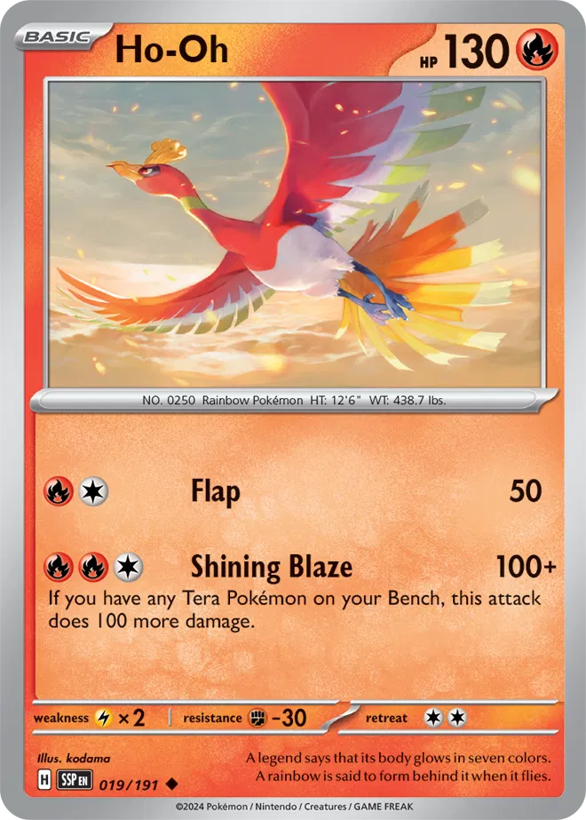 Ho-Oh (019/191) - Surging Sparks