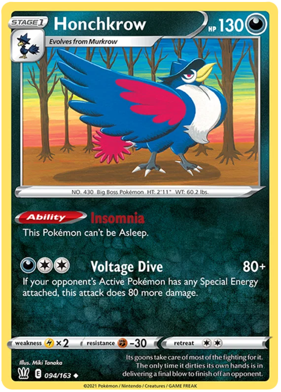 Honchkrow (094/163) - Battle Styles