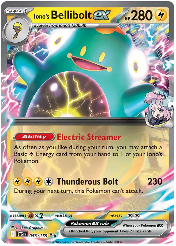 Iono's Bellibolt ex (053/159) - Journey Together