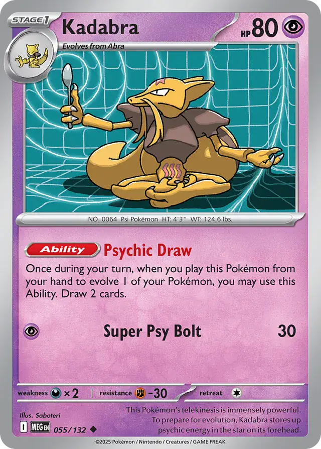 Kadabra (055/132) - Mega Evolution