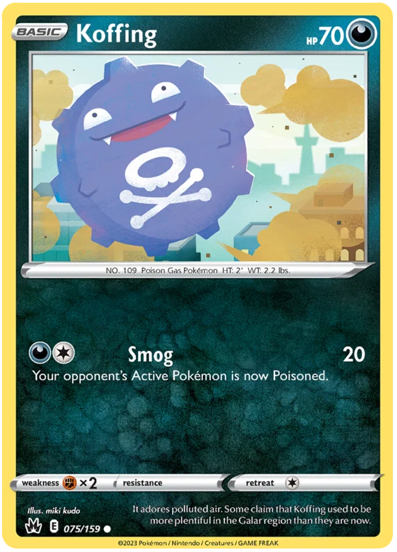Koffing (075/159) - Crown Zenith