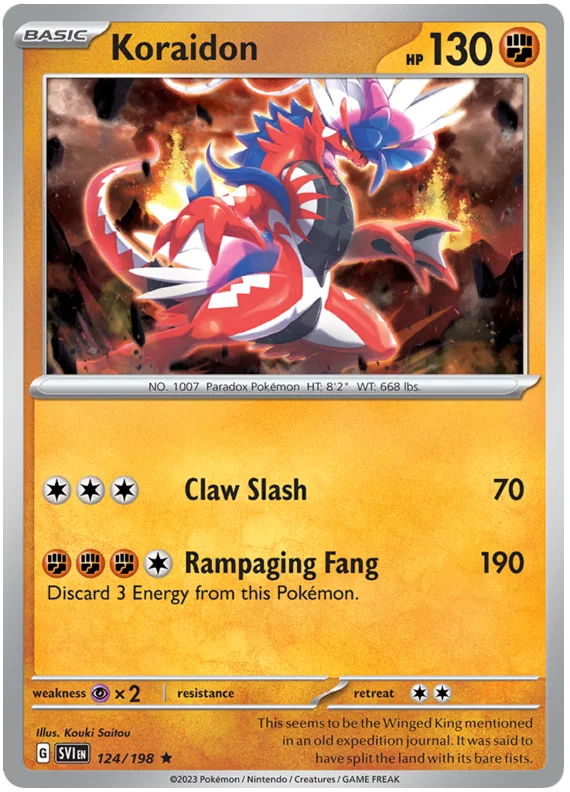 Koraidon Holo (124/198) - Scarlet & Violet