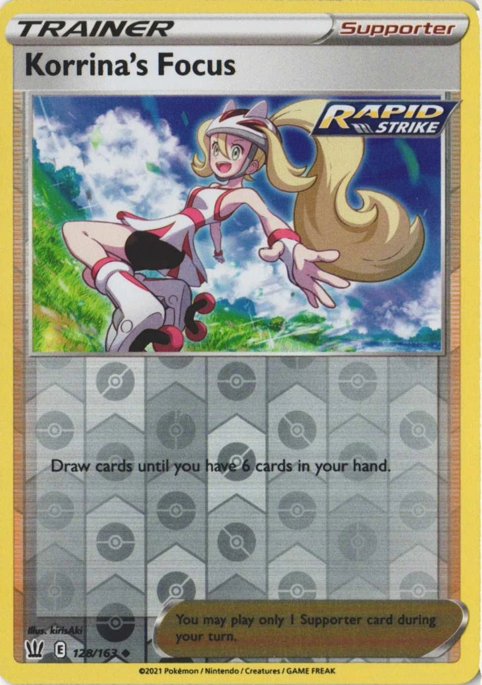 Korrina’s Focus Reverse Holo (128/163) - Battle Styles