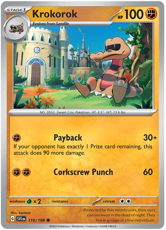 Krokorok (116/198) - Scarlet & Violet