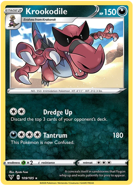 Krookodile (109/185) - Vivid Voltage