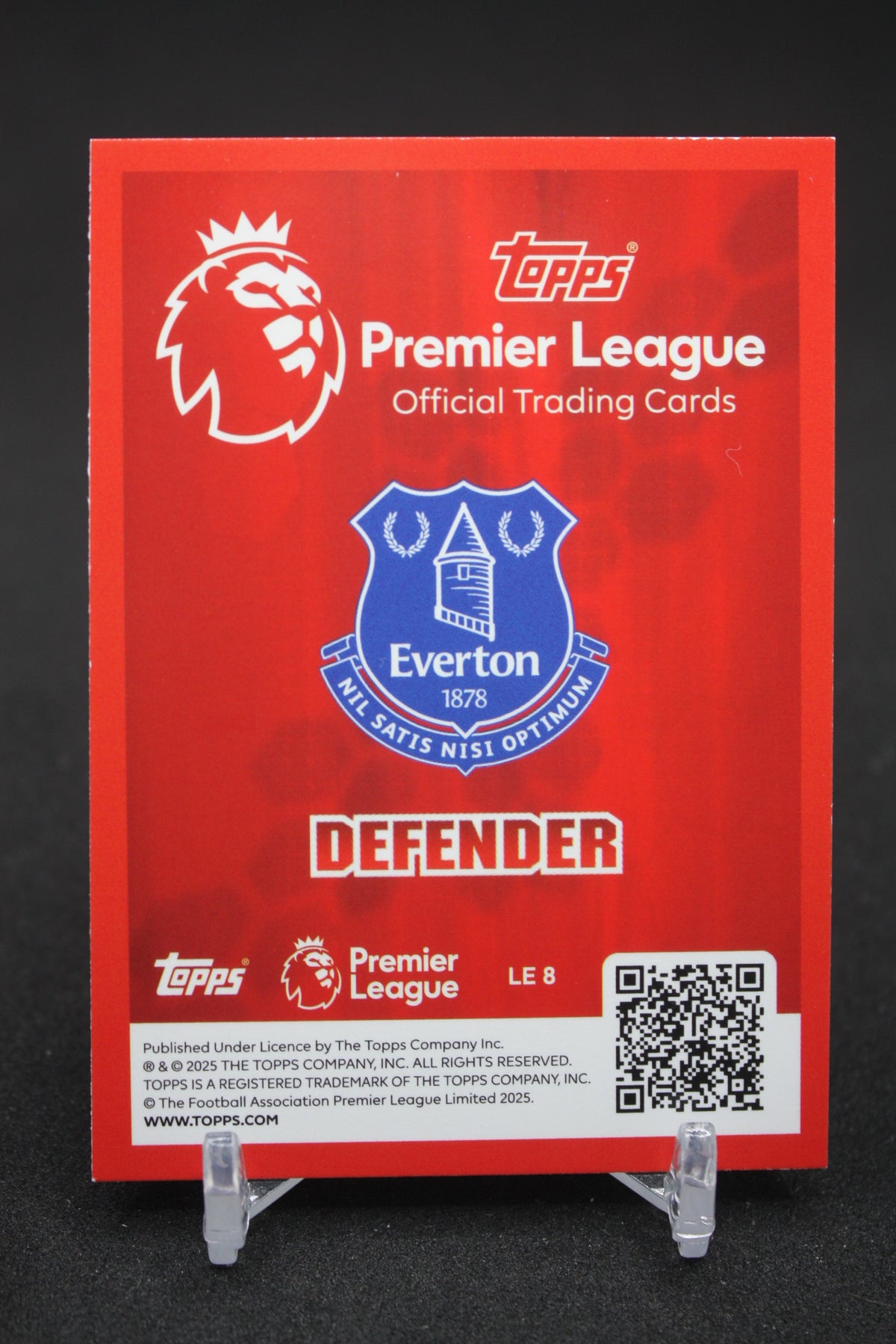 2025/26 James Tarkowski Everton Classic Limited Edition #LE8