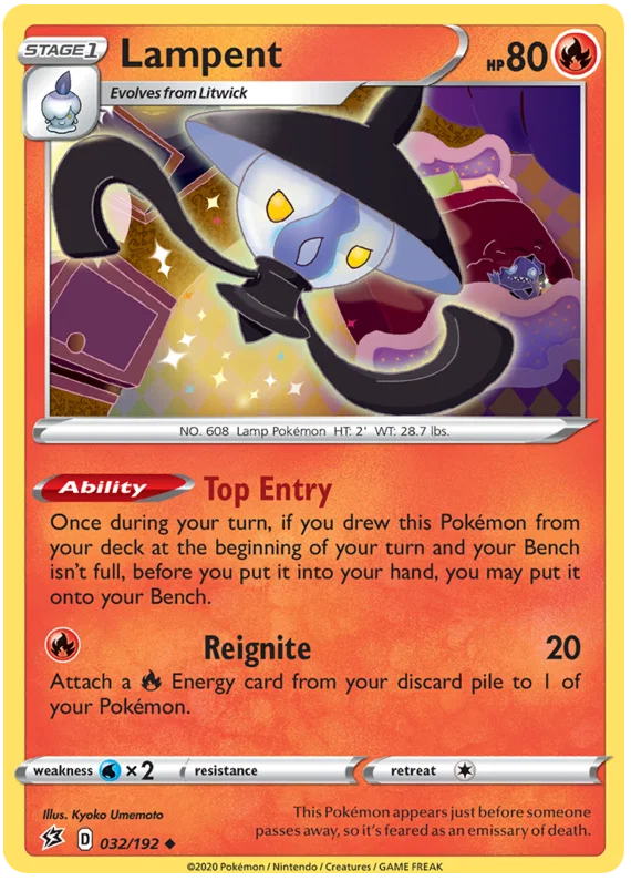 Lampent (032/192) - Rebel Clash