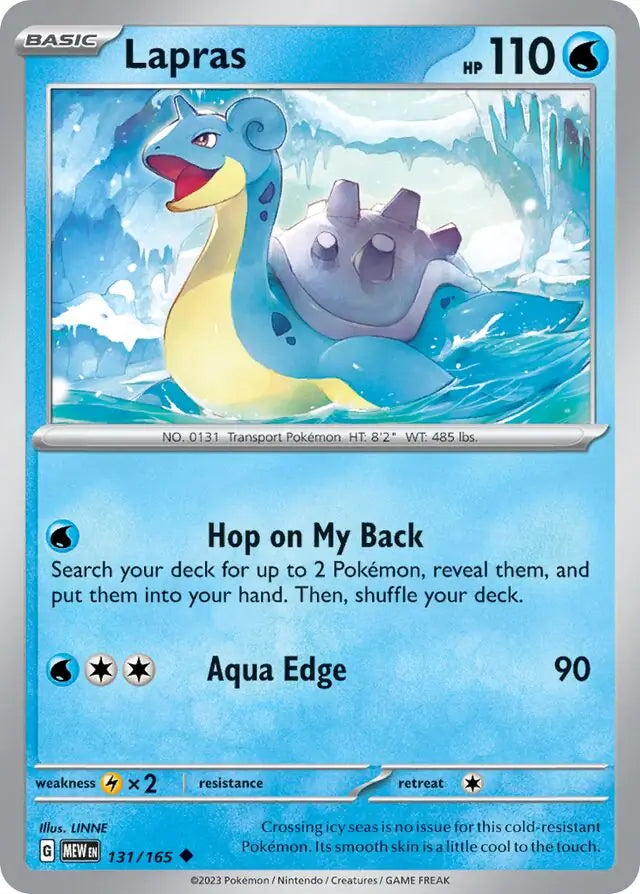 Lapras (131/165) - 151