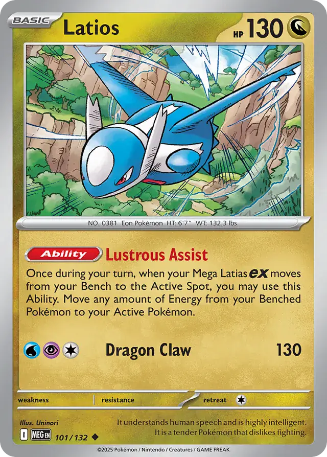 Latios (101/132) - Mega Evolution