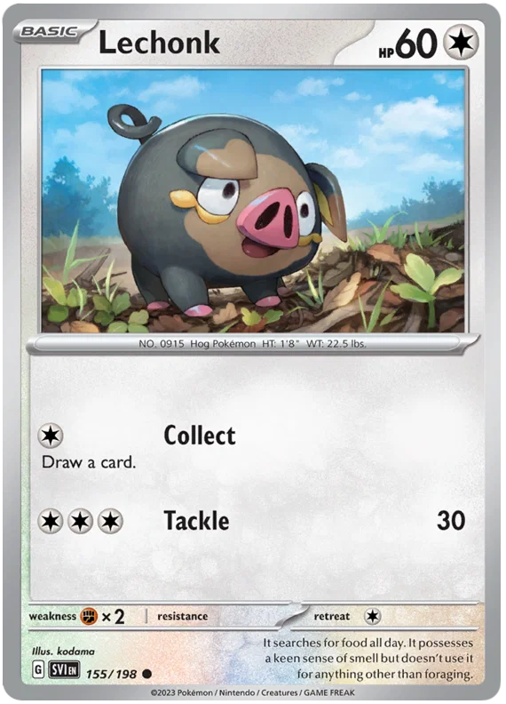 Lechonk (155/198) - Scarlet & Violet