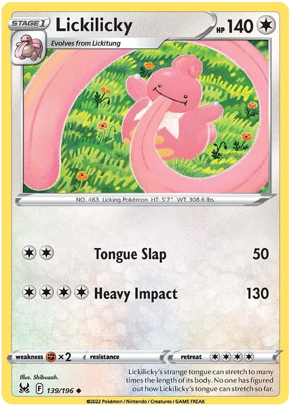 Lickilicky (139/196) - Lost Origin