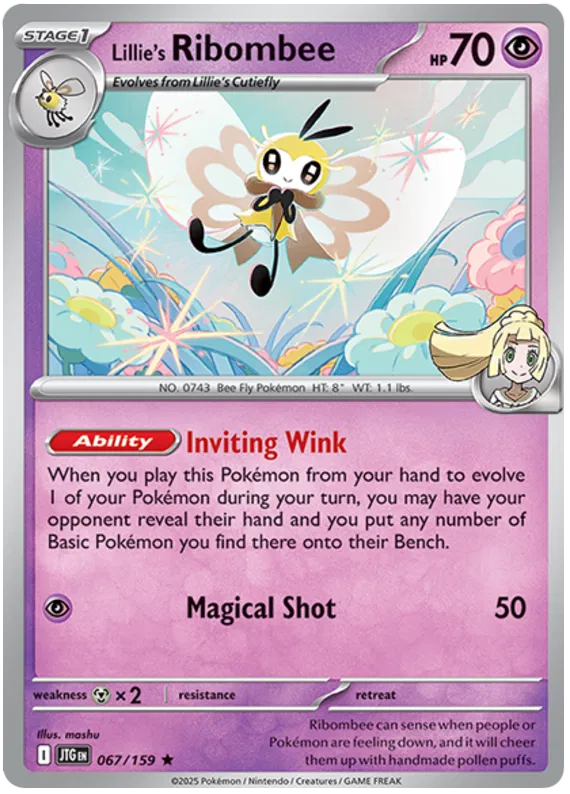 Lillie's Ribombee Holo (067/159) - Journey Together