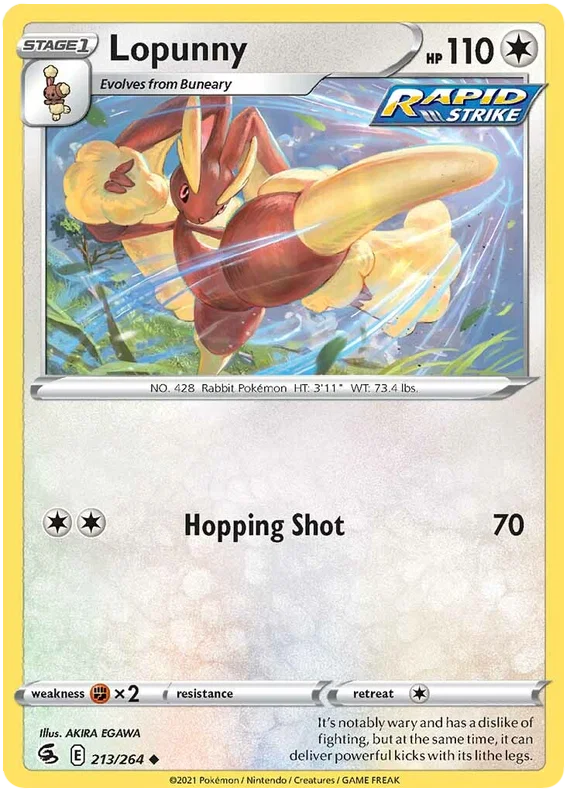 Lopunny (213/264) - Fusion Strike