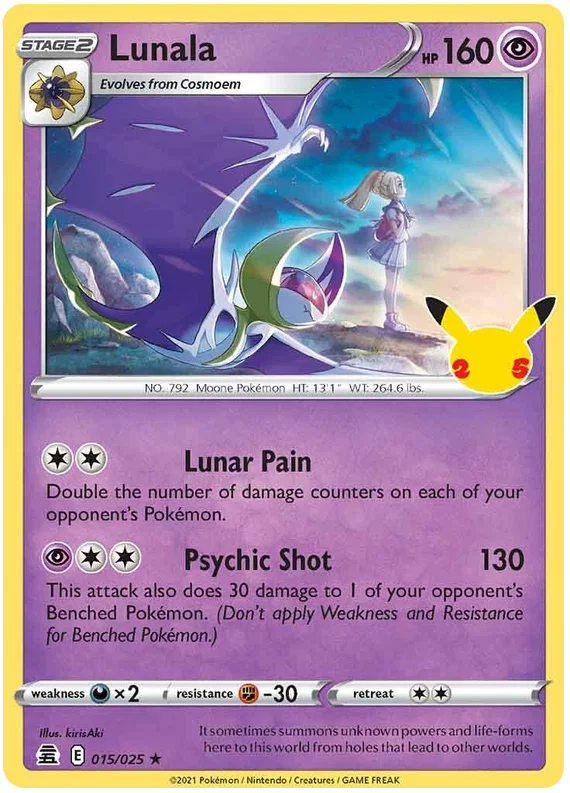 Lunala (015/025) - Celebrations