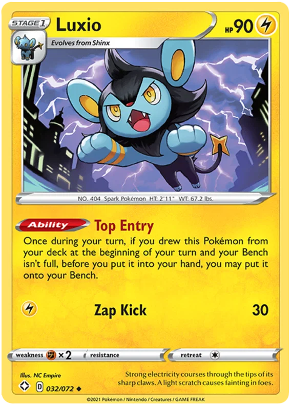 Luxio (032/072) - Shining Fates