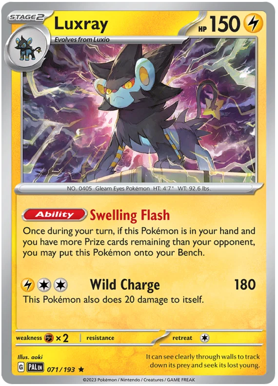 Luxray Holo (071/193) - Paldea Evolved