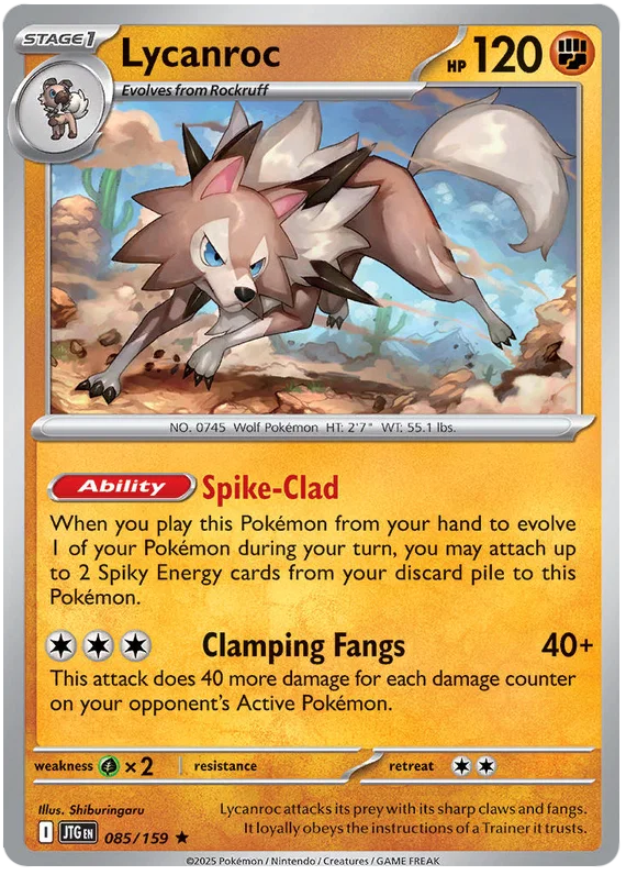 Lycanroc Holo (085/159) - Journey Together
