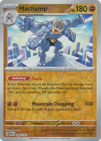 Machamp Reverse Holo (068/165) - 151