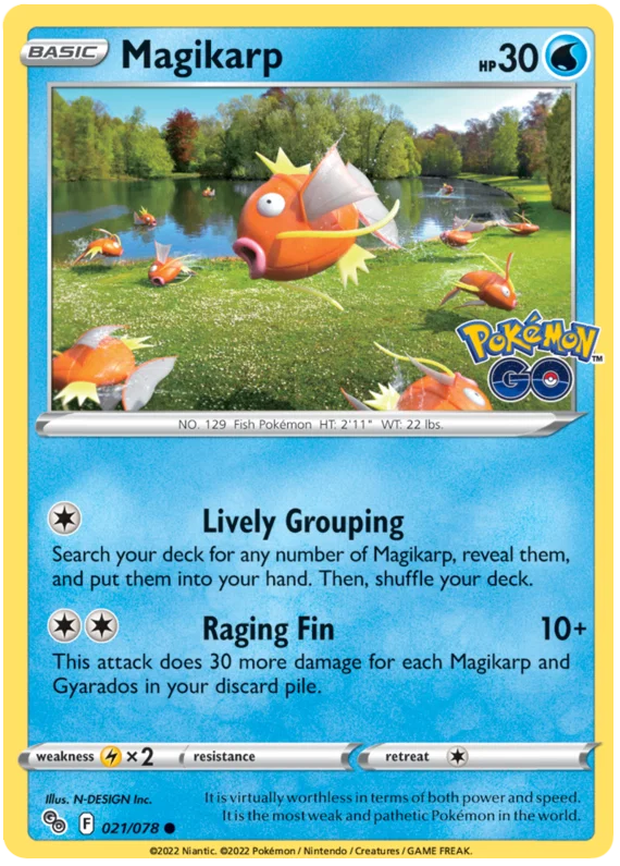 Magikarp (021/078) - Pokémon Go