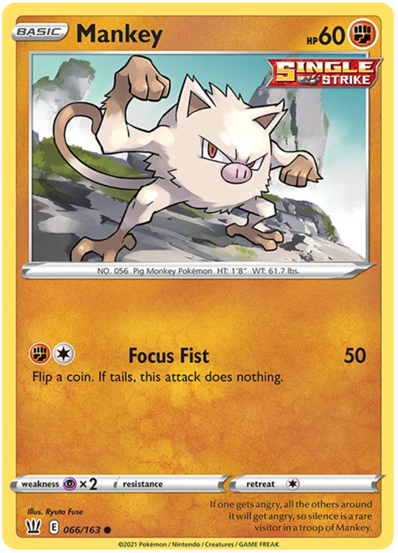 Mankey (066/163) - Battle Styles