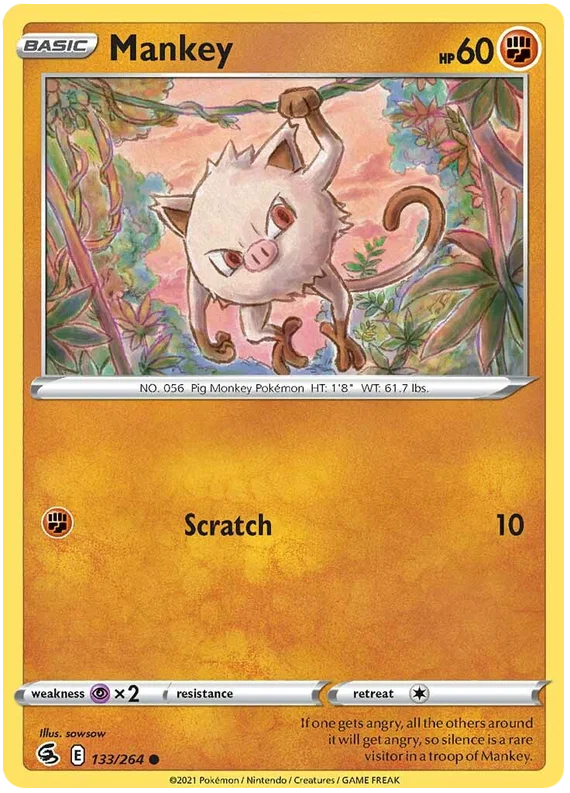 Mankey (133/264) - Fusion Strike