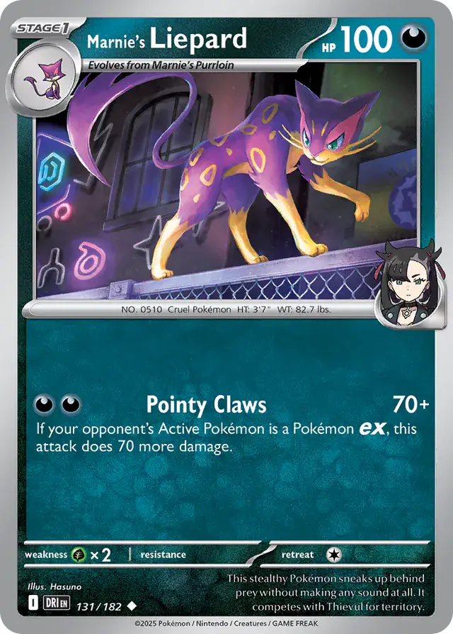 Marnie's Liepard (131/182) - Destined Rivals