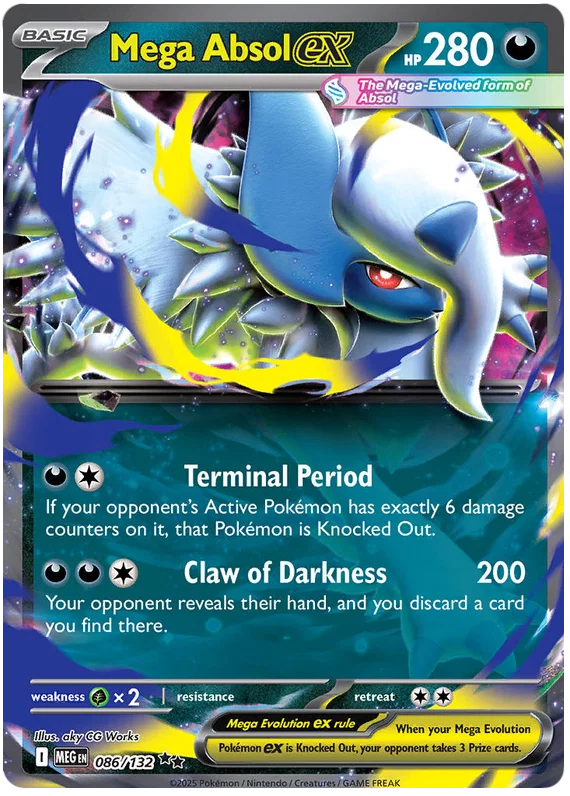Mega Absol ex (086/132) - Mega Evolution