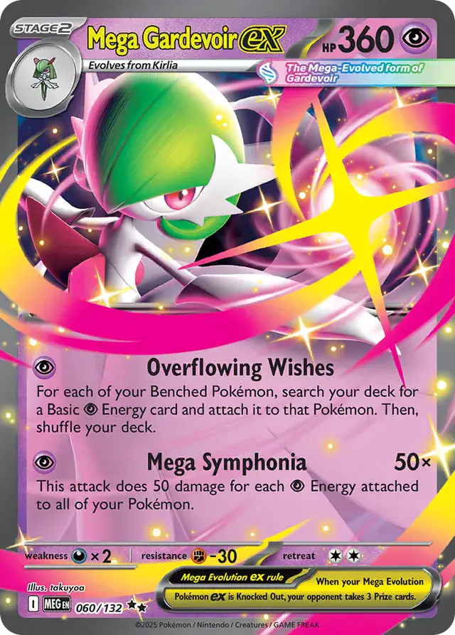 Mega Gardevoir ex (060/132) - Mega Evolution