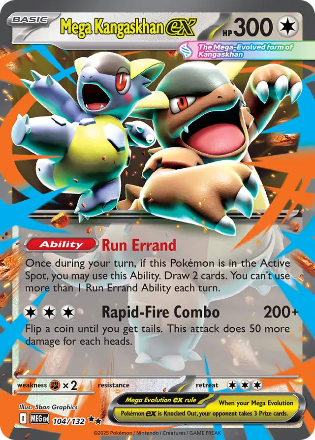 Mega Kangaskhan ex (104/132) - Mega Evolution