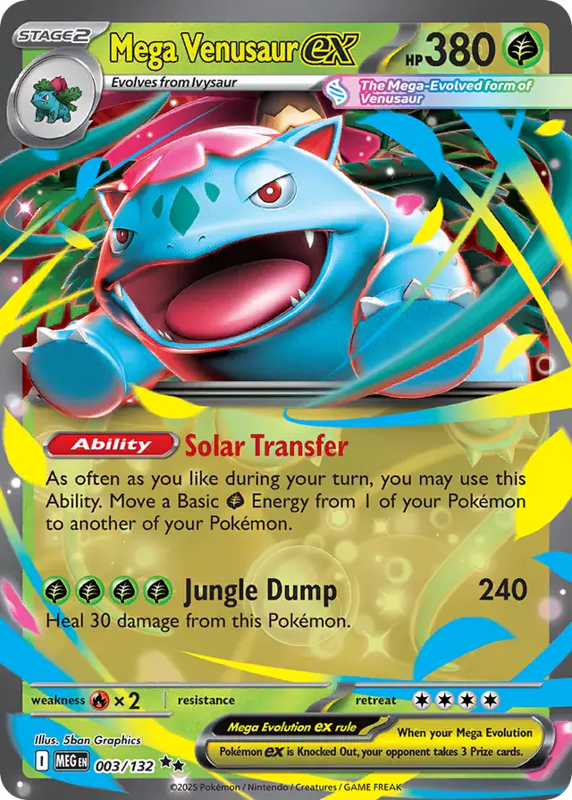 Mega Venusaur ex (003/132) - Mega Evolution