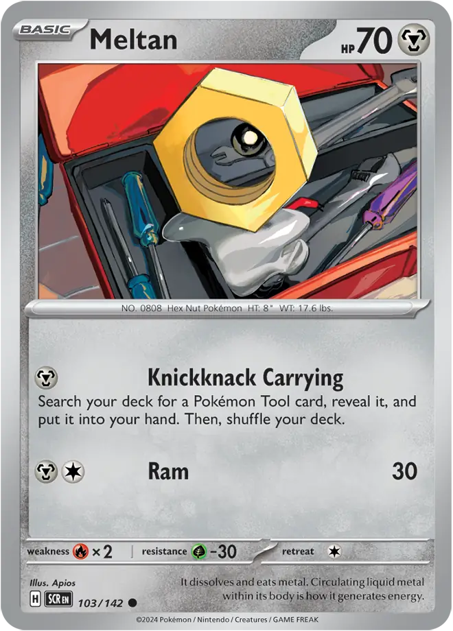 Meltan (103/142) - Stellar Crown