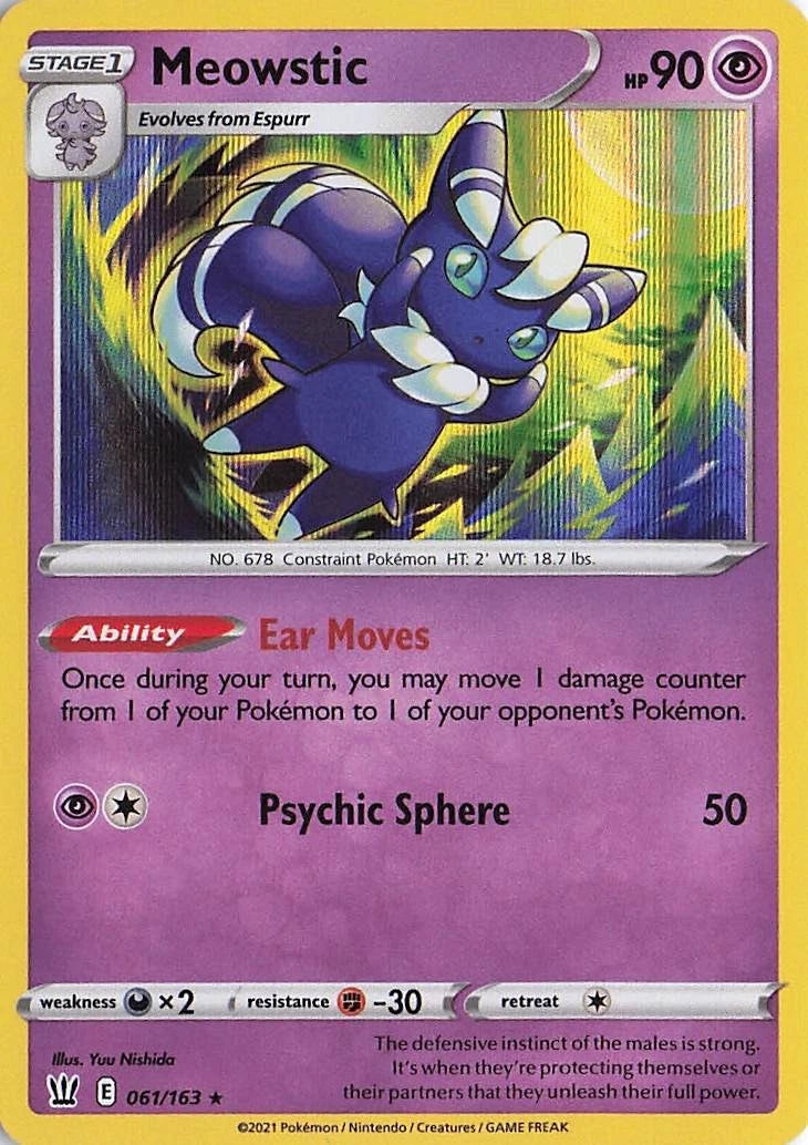 Meowstic Holo (061/163) - Battle Styles