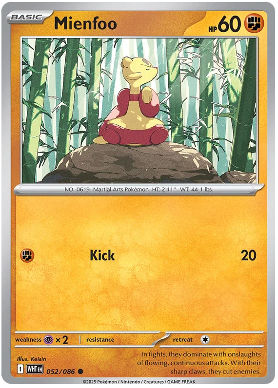 Mienfoo (052/086) - White Flare