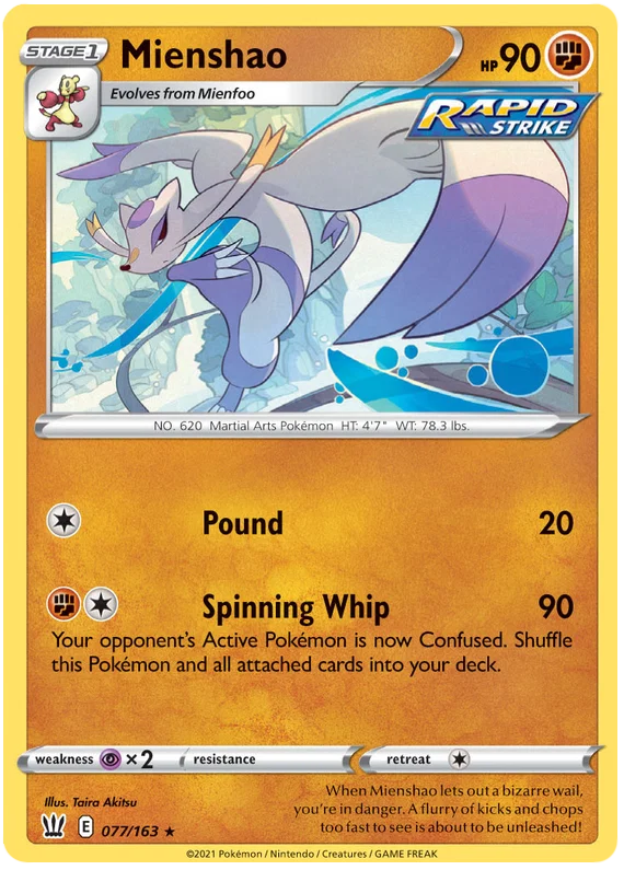 Mienshao (077/163) - Battle Styles