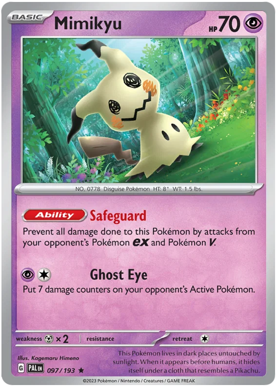 Mimikyu Holo (097/193) - Paldea Evolved