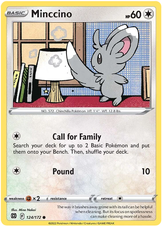 Minccino (124/172) - Brilliant Stars