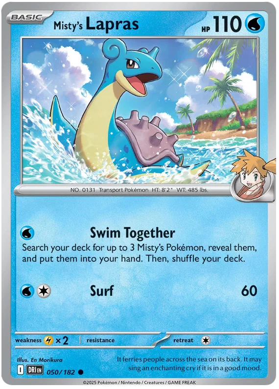 Misty's Lapras (050/182) - Destined Rivals